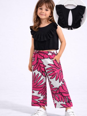 Παιδικό Σετ Για Κορίτσι 3-8 Χρονών Μαύρο - Φούξια