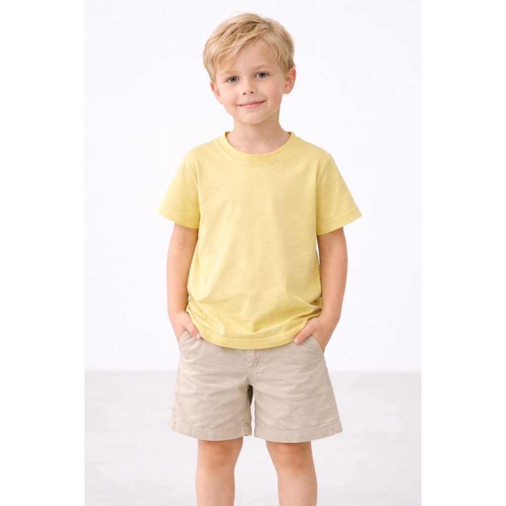 Παιδική Μπλούζα Για Αγόρι 3-8 Χρονών Κίτρινο
