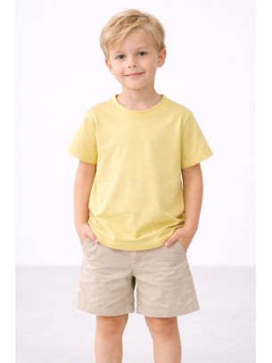 Παιδική Μπλούζα Για Αγόρι 3-8 Χρονών Κίτρινο