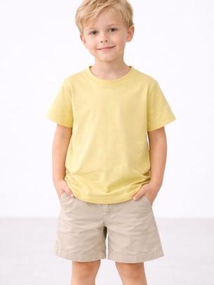 Παιδική Μπλούζα Για Αγόρι 3-8 Χρονών Κίτρινο