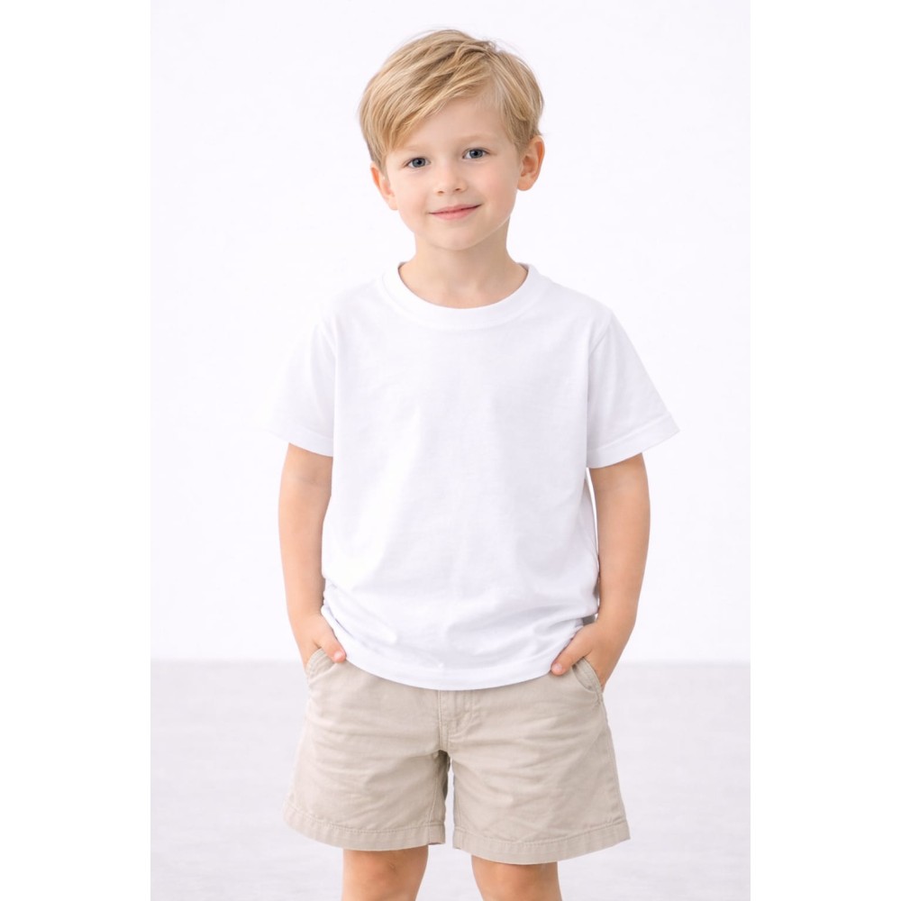 Παιδική Μπλούζα Για Αγόρι 2-5 Χρονών Λευκό