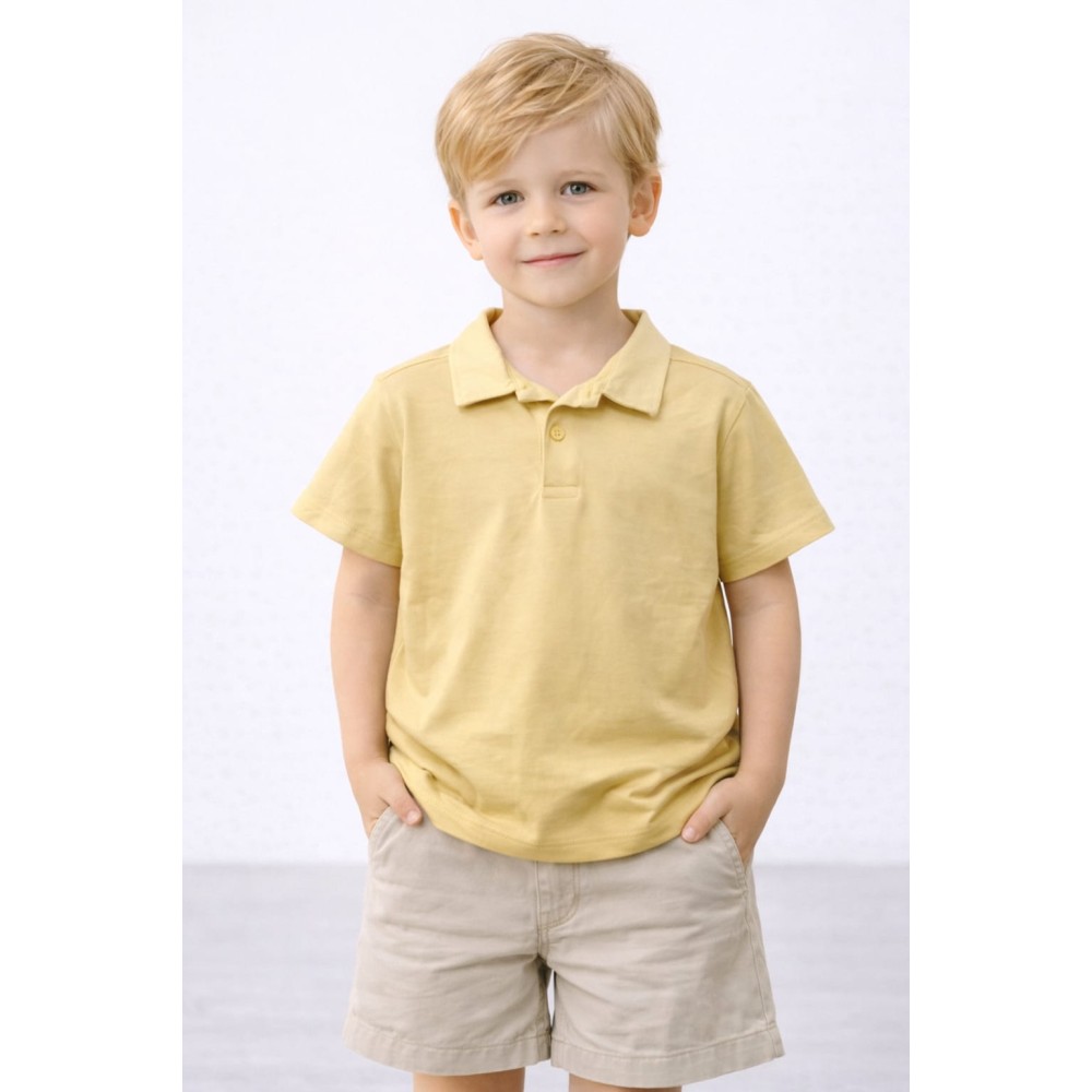 Παιδική Μπλούζα Για Αγόρι 3-8 Χρονών Κίτρινο