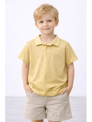 Παιδική Μπλούζα Για Αγόρι 3-8 Χρονών Κίτρινο