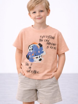 Παιδική Μπλούζα Για Αγόρι 3-8 Χρονών Σομον