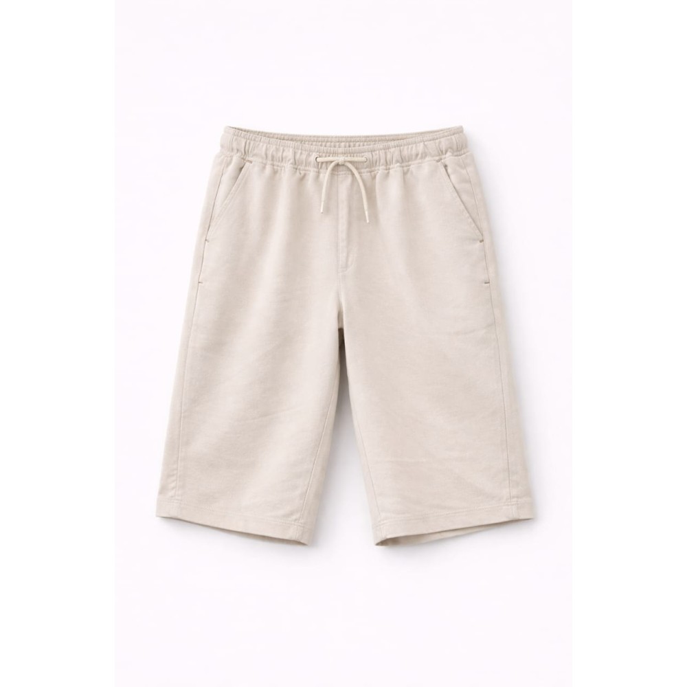 Παιδική Βερμούδα Για Αγόρι 6-14 Χρονών Χρώμα Πέτρας