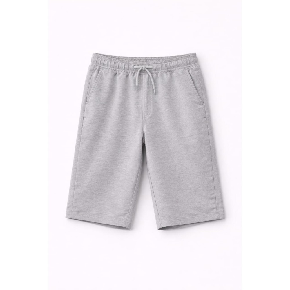 Παιδική Βερμούδα Για Αγόρι 6-10 Χρονών Γκρι Μελανζέ