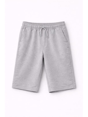 Παιδική Βερμούδα Για Αγόρι 6-10 Χρονών Γκρι Μελανζέ