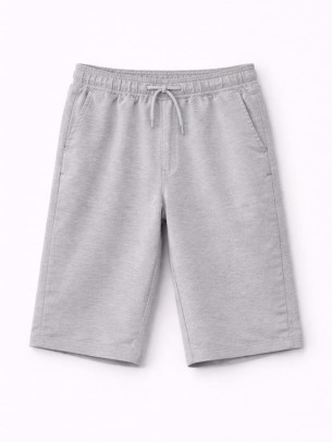 Παιδική Βερμούδα Για Αγόρι 6-10 Χρονών Γκρι Μελανζέ
