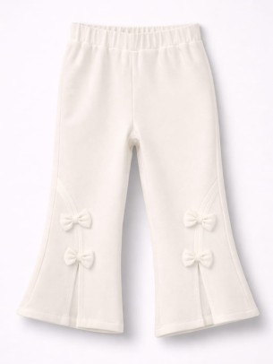 Παιδικό Παντελόνι Για Κορίτσι 3-8 Χρονών Εκρού