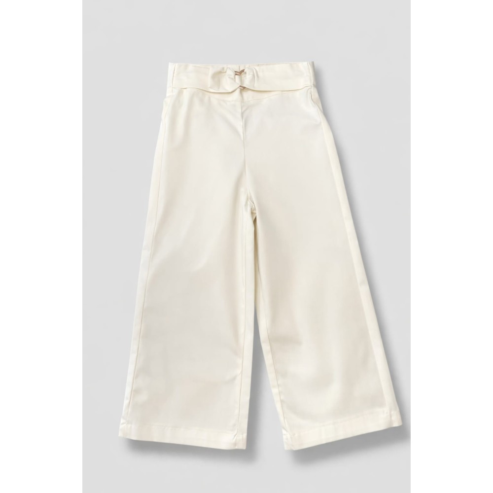 Παιδικό Παντελόνι Για Κορίτσι 3-8 Χρονών Εκρού