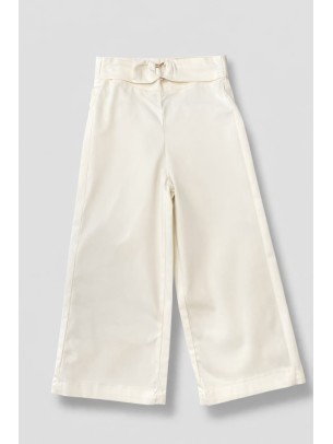 Παιδικό Παντελόνι Για Κορίτσι 3-8 Χρονών Εκρού