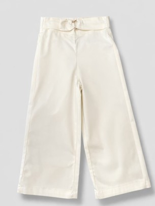 Παιδικό Παντελόνι Για Κορίτσι 3-8 Χρονών Εκρού