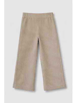 Παιδικό Παντελόνι Για Κορίτσι 3-8 Χρονών Μπεζ