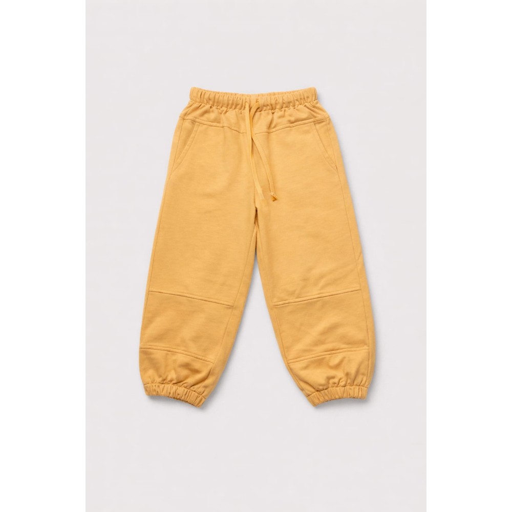Παιδικό Παντελόνι Φόρμας Για Κορίτσι 3-8 Χρονών Μουσταρδί