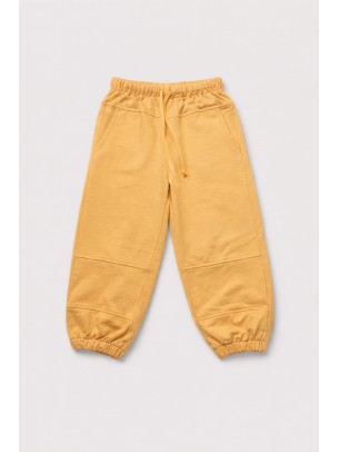 Παιδικό Παντελόνι Φόρμας Για Κορίτσι 3-8 Χρονών Μουσταρδί