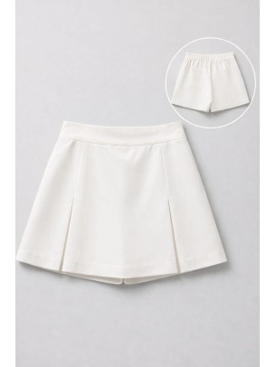 Παιδική Φούστα  Σορτς 8-14 Χρονών Εκρού