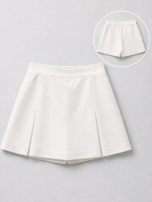 Παιδική Φούστα  Σορτς 8-14 Χρονών Εκρού