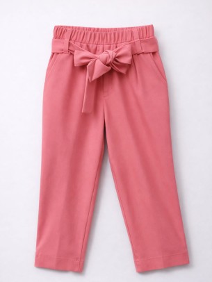 Παιδικό Παντελόνι Για Κορίτσι 3-8 Χρονών Κοραλί