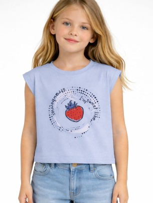 Παιδική Μπλούζα Για Κορίτσι 3-8 Χρονών Μπλε