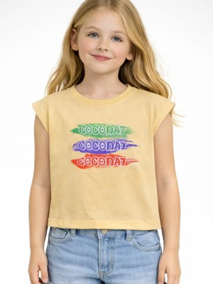 Παιδική Μπλούζα Για Κορίτσι 3-8 Χρονών Κίτρινο