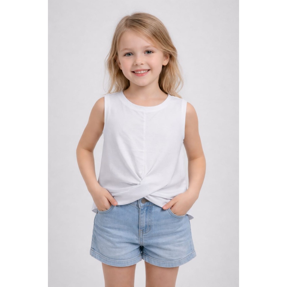 Παιδική Μπλούζα Για Κορίτσι 3-8 Χρονών Λευκό