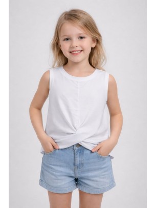 Παιδική Μπλούζα Για Κορίτσι 3-8 Χρονών Λευκό