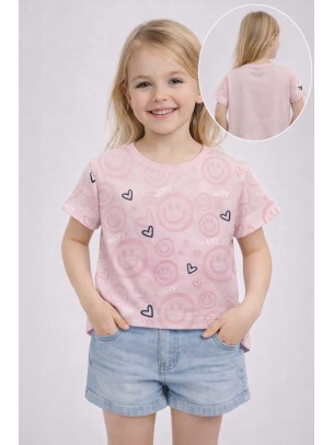 Παιδική Μπλούζα Για Κορίτσι 2-5 Χρονών Πούδρα