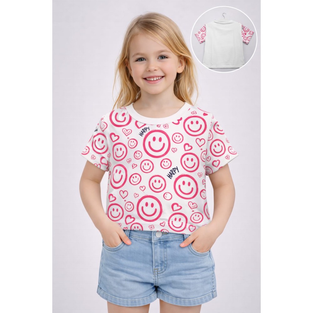 Παιδική Μπλούζα Για Κορίτσι 2-5 Χρονών Λευκό