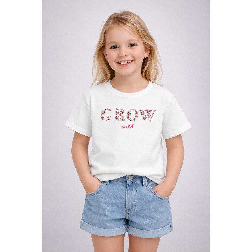 Παιδική Μπλούζα Για Κορίτσι 6-10 Χρονών Λευκό