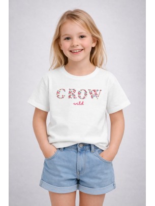 Παιδική Μπλούζα Για Κορίτσι 6-10 Χρονών Λευκό