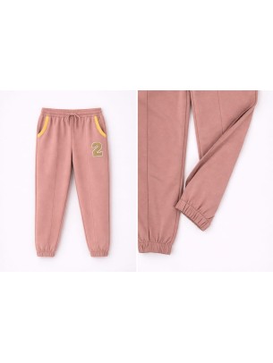 Παιδικό Παντελόνι Φόρμας Για Κορίτσι 8-14 Χρονών Ροδακινί