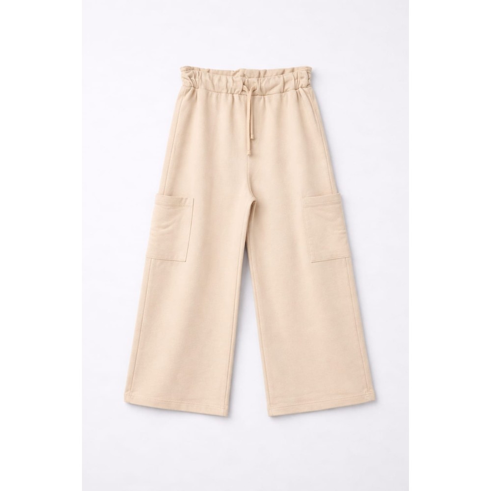 Παιδικό Παντελόνι Φόρμας Για Κορίτσι Χρονών Μπεζ