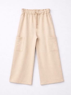 Παιδικό Παντελόνι Φόρμας Για Κορίτσι Χρονών Μπεζ