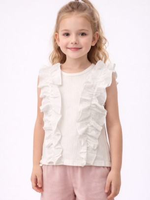 Παιδική Μπλούζα Για Κορίτσι 3-8 Χρονών Εκρού