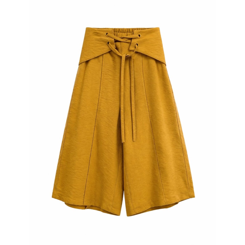 Παιδικό Παντελόνι Για Κορίτσι 3-8 Χρονών Μουσταρδί