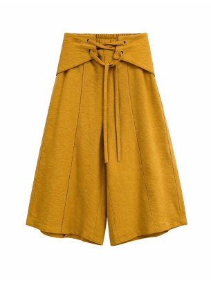 Παιδικό Παντελόνι Για Κορίτσι 3-8 Χρονών Μουσταρδί