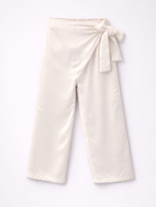 Παιδικό Παντελόνι Για Κορίτσι 3-8 Χρονών Λευκό 