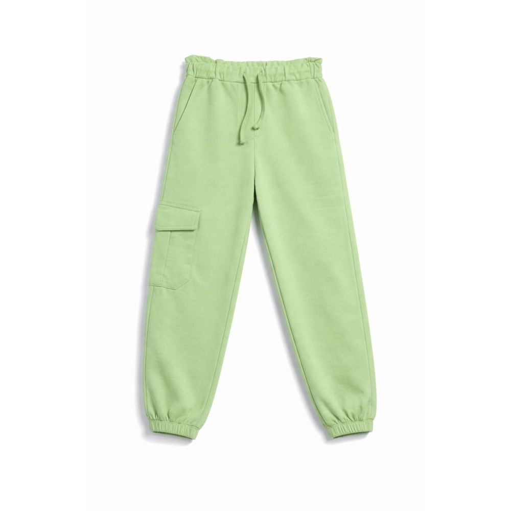 Παιδικό Παντελόνι Φόρμας Για Κορίτσι 3-8 Χρονών Λαχανί