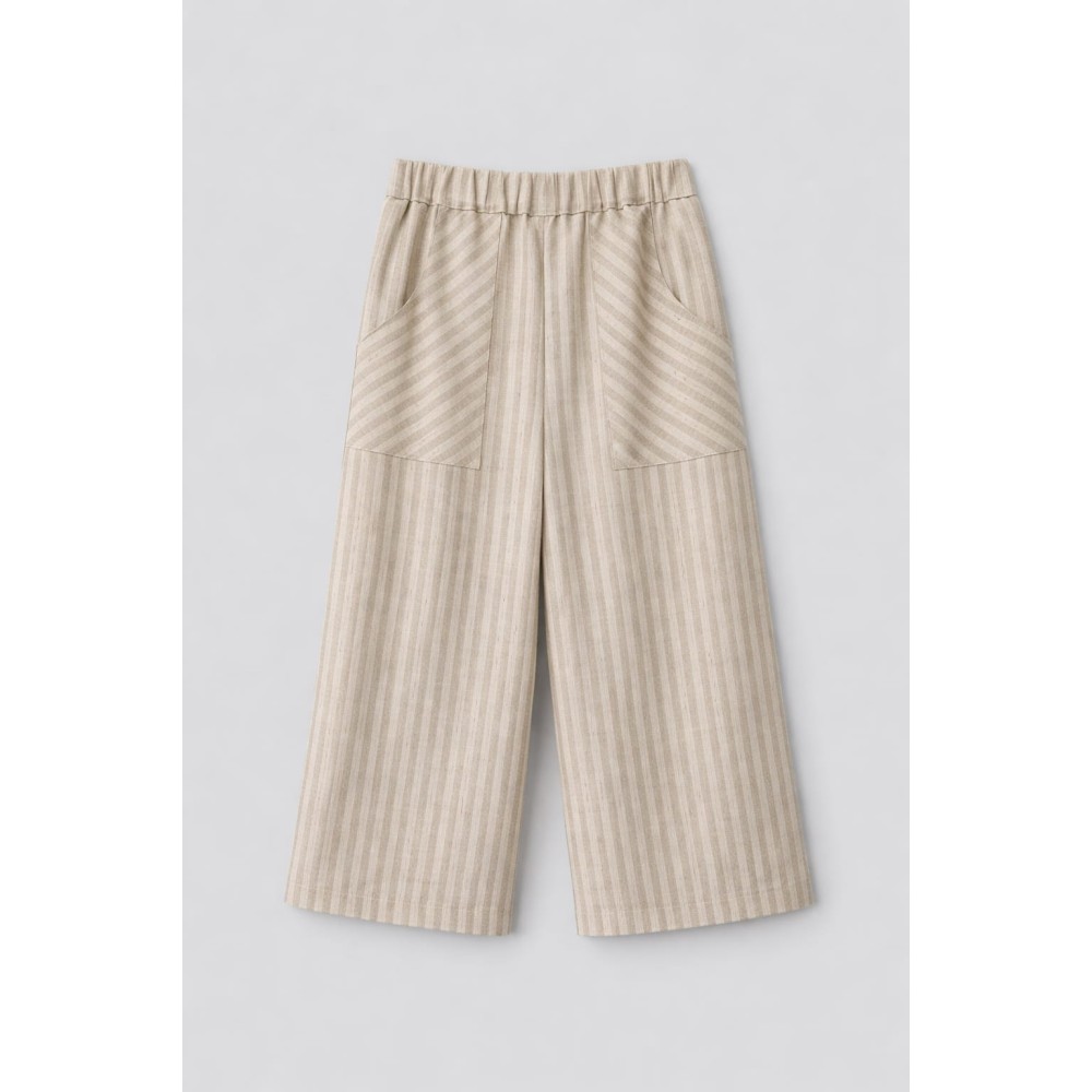 Παιδικό Παντελόνι Για Κορίτσι 3-8 Χρονών Μπεζ