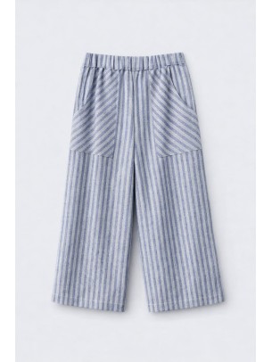 Παιδικό Παντελόνι Για Κορίτσι 3-8 Χρονών Σκούρο Μπλε