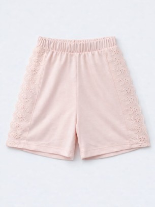 Παιδικό Σορτς  Για Κορίτσι 2-5 Χρονών Πούδρα