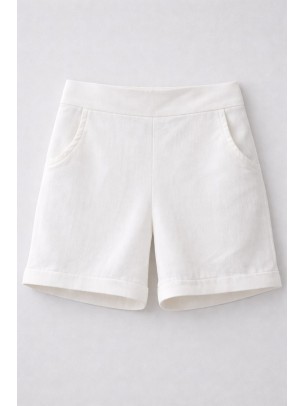 Παιδικό Σορτς  Για Κορίτσι 3-8 Χρονών Εκρού