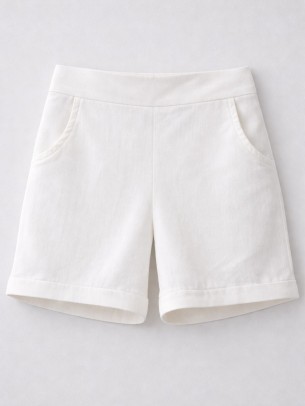 Παιδικό Σορτς  Για Κορίτσι 3-8 Χρονών Εκρού