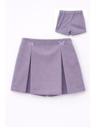 Παιδική Φούστα Σορτς 3-8 Χρονών Μωβ