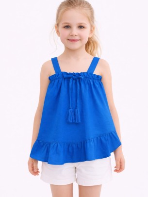 Παιδική Μπλούζα Για Κορίτσι 3-8 Χρονών Μπλε Ρουα 