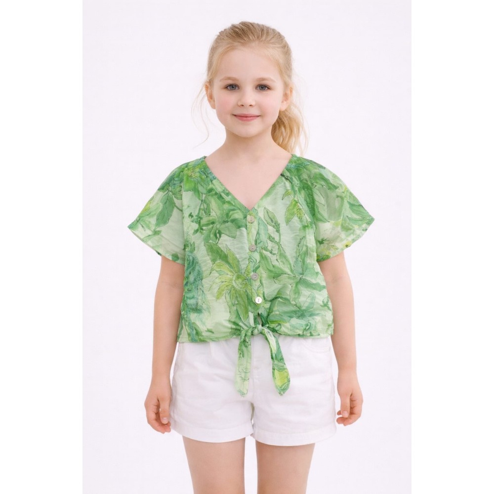 Παιδική Μπλούζα Για Αγόρι 3-8 Χρονών Πράσινο 