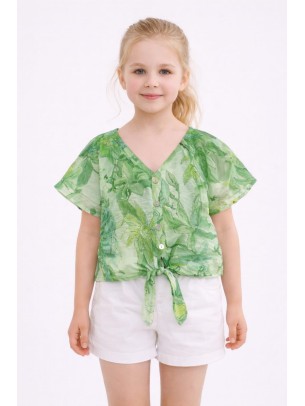 Παιδική Μπλούζα Για Αγόρι 3-8 Χρονών Πράσινο 