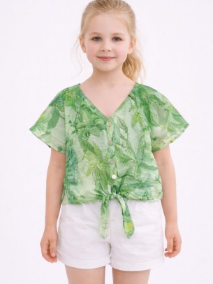 Παιδική Μπλούζα Για Αγόρι 3-8 Χρονών Πράσινο 