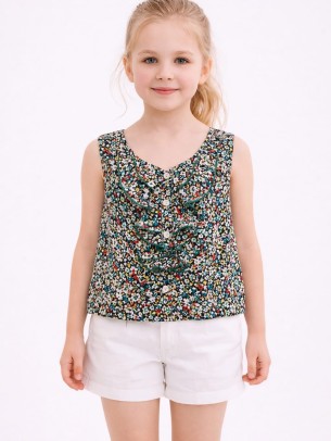 Παιδική Μπλούζα Για Κορίτσι 3-8 Χρονών Μαύρο