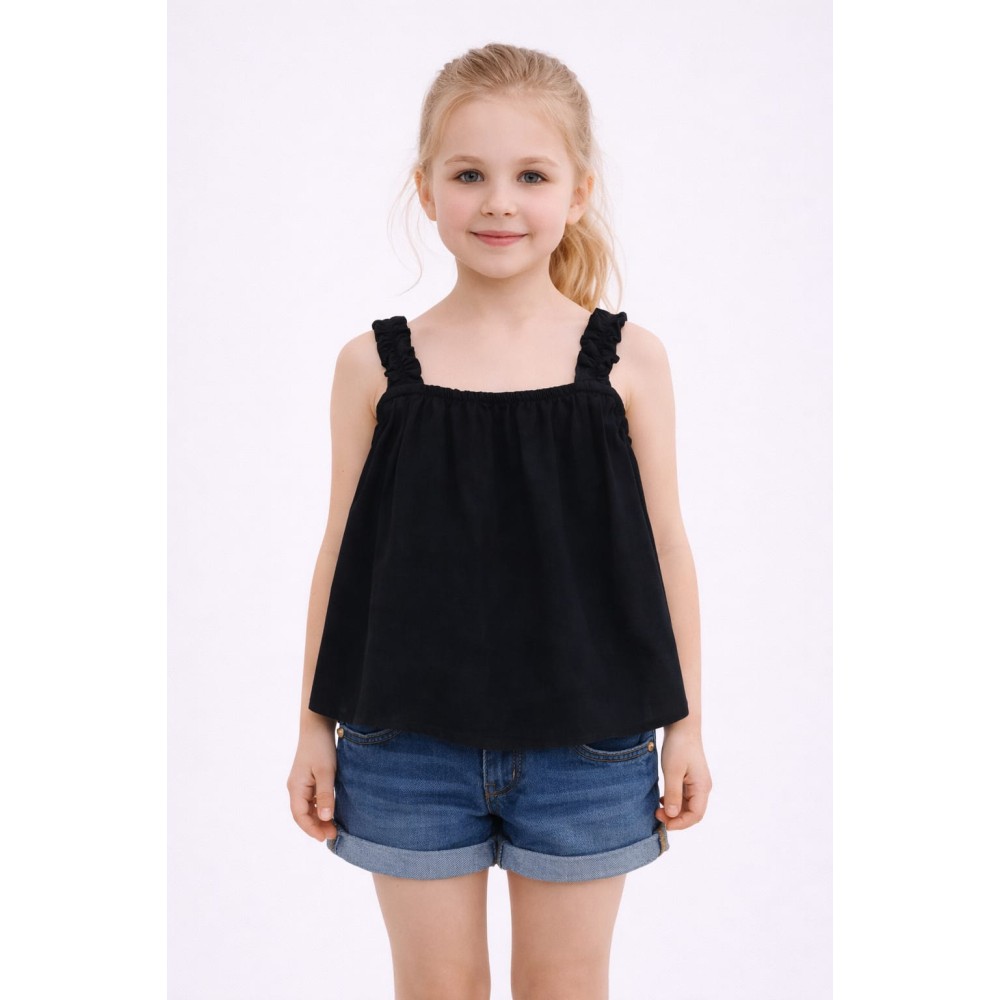 Παιδική Μπλούζα Για Κορίτσι 3-8 Χρονών Μαύρο